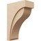 Ekena Millwork 12"W x 24"D x 36"H Classic Helena Rough Cedar Woodgrain TimberThane Corbel, Primed Tan CORUR12X24X36HELRCPR - alternate 1